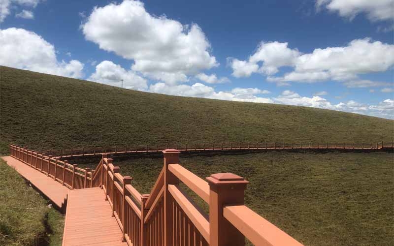 阿壩州諾爾蓋唐克塑木地板塑木圍欄